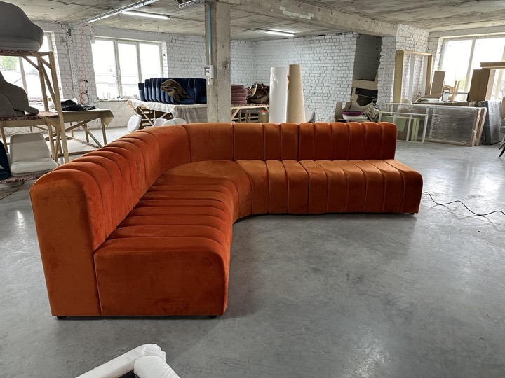 Custom modular sofa